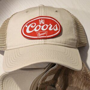 Coors Stone Soft Mesh Adjustable Snapback Trucker Hat.